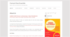 Desktop Screenshot of fremontfluteensemble.org