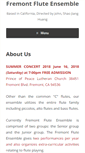 Mobile Screenshot of fremontfluteensemble.org